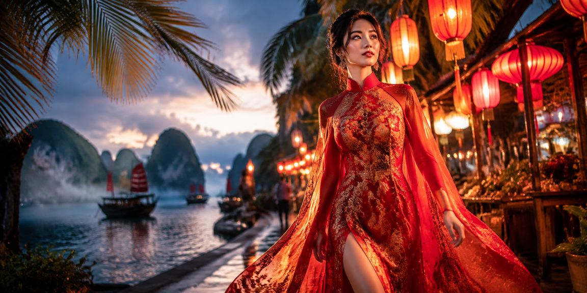 Không khí chợ đêm Hạ Long sôi động gợi lên cảm giác hồi hộp khi theo dõi esports và live casino