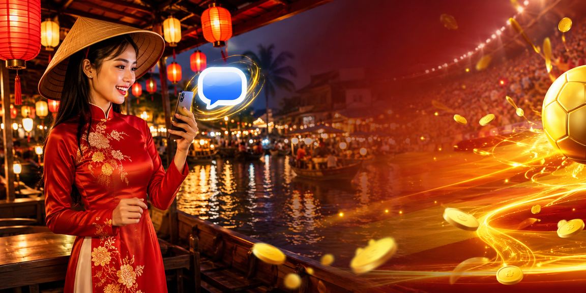 Chơi casino trên di động tại chợ đêm vùng Mekong